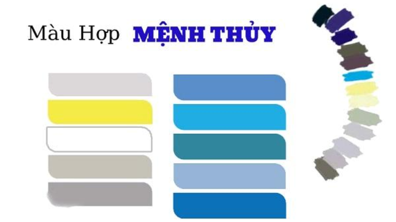Các màu tương sinh mệnh Hỏa phổ biến
